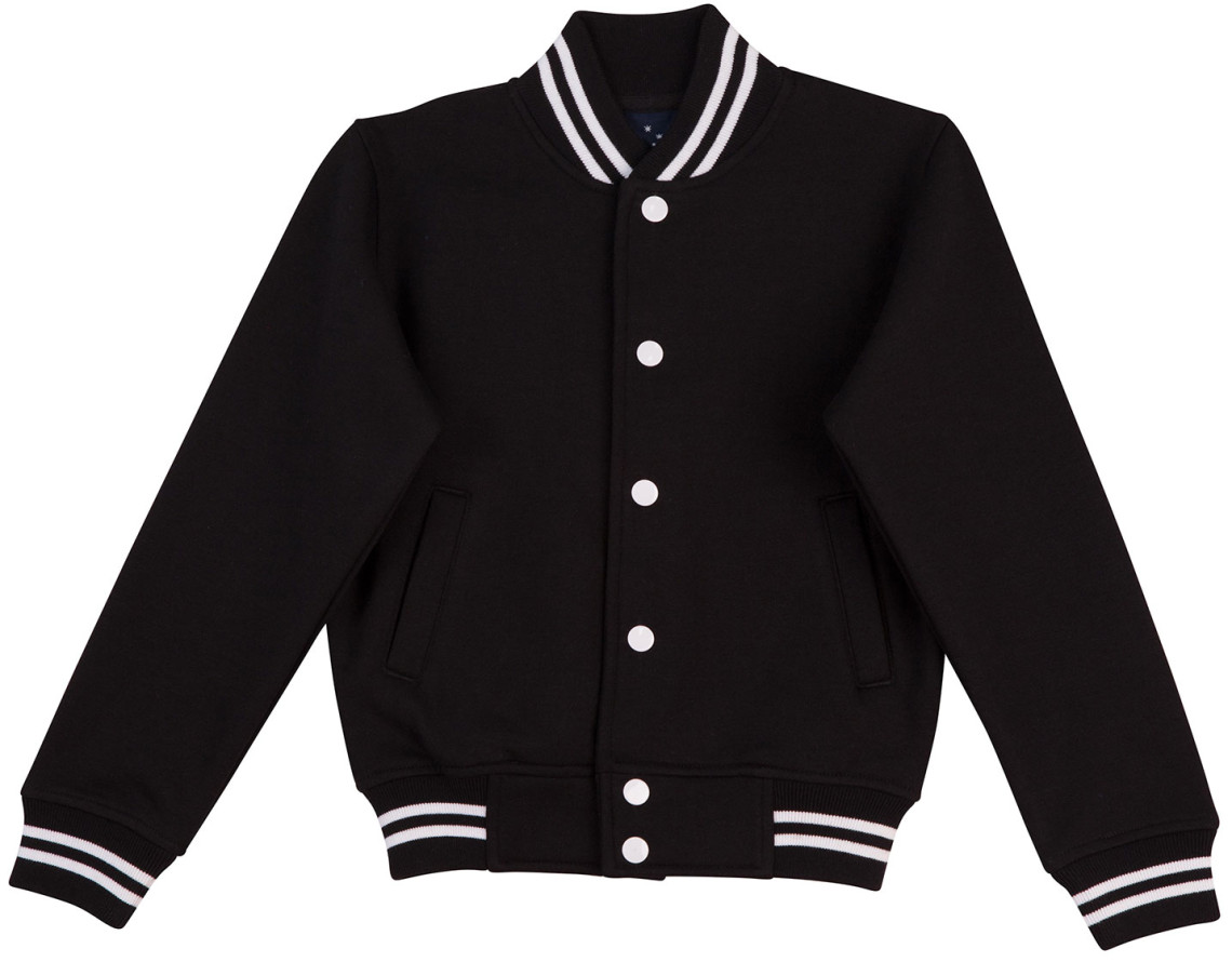 FL11 Unisex Fleece Varsity Jacket | Senses WorkWear